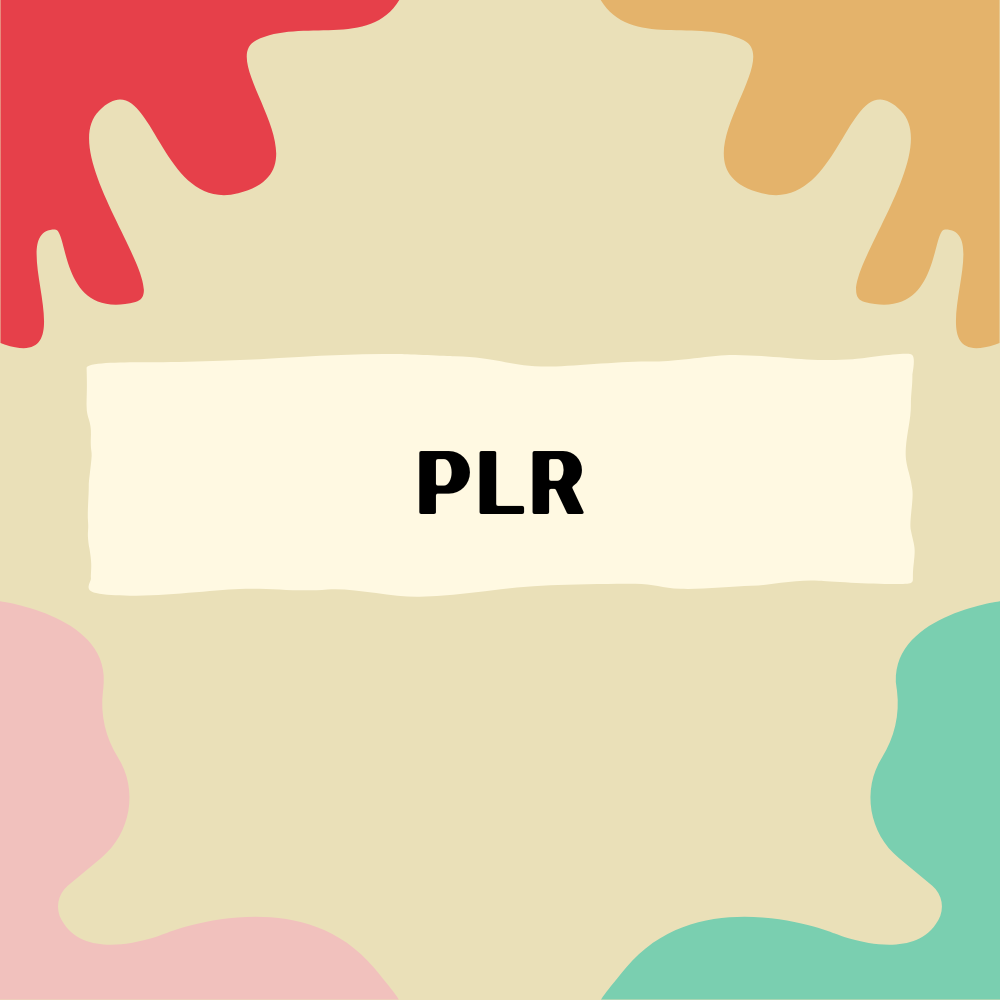 Button for PLR Products for you to click and leads to PLR products